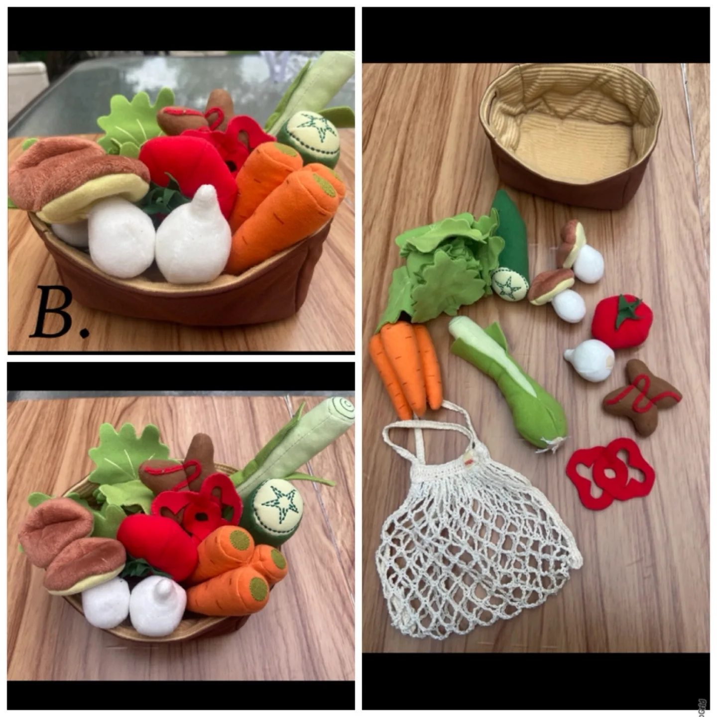 Plush Play Food Vegetable Basket image indicator(4)