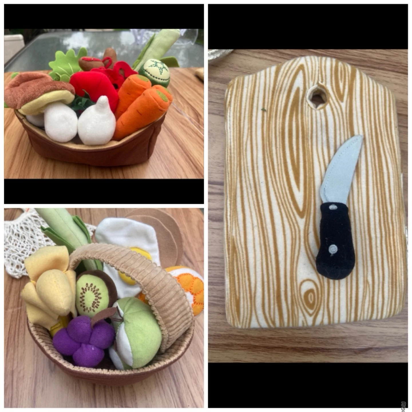 Plush Play Food Vegetable Basket thumbnail