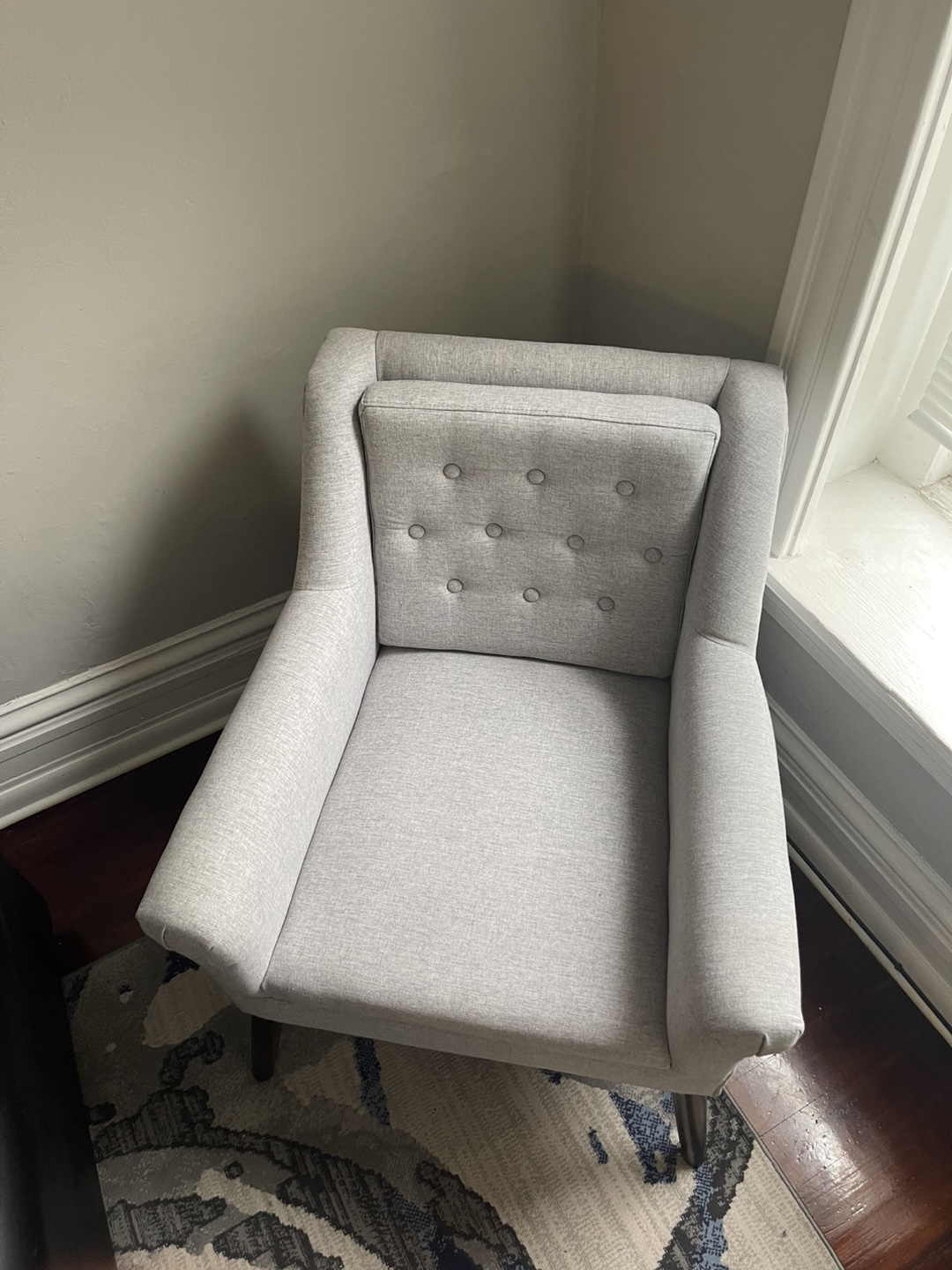 Arm Chair - Light Gray - photo 3
