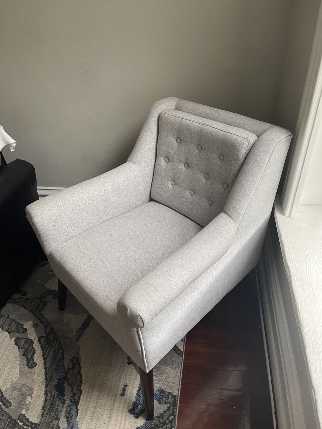 Arm Chair - Light Gray - photo 4