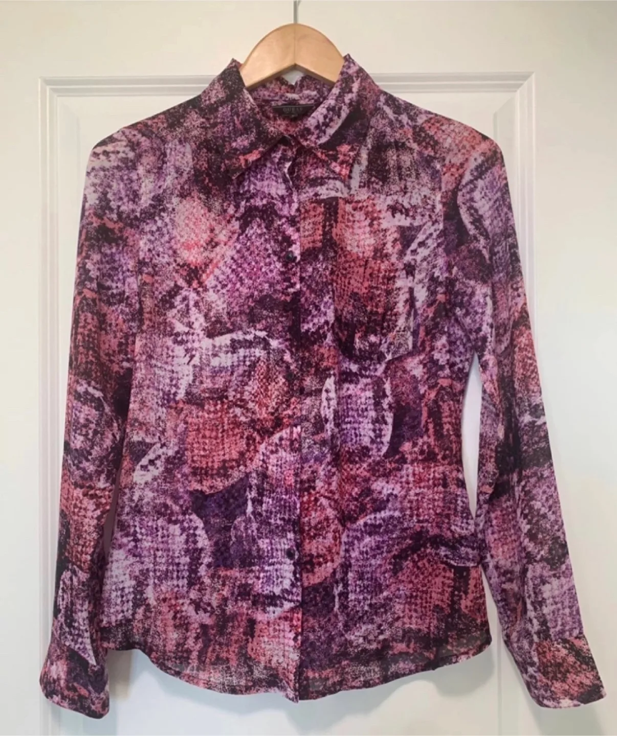 Guess chiffon Blouse-small thumbnail
