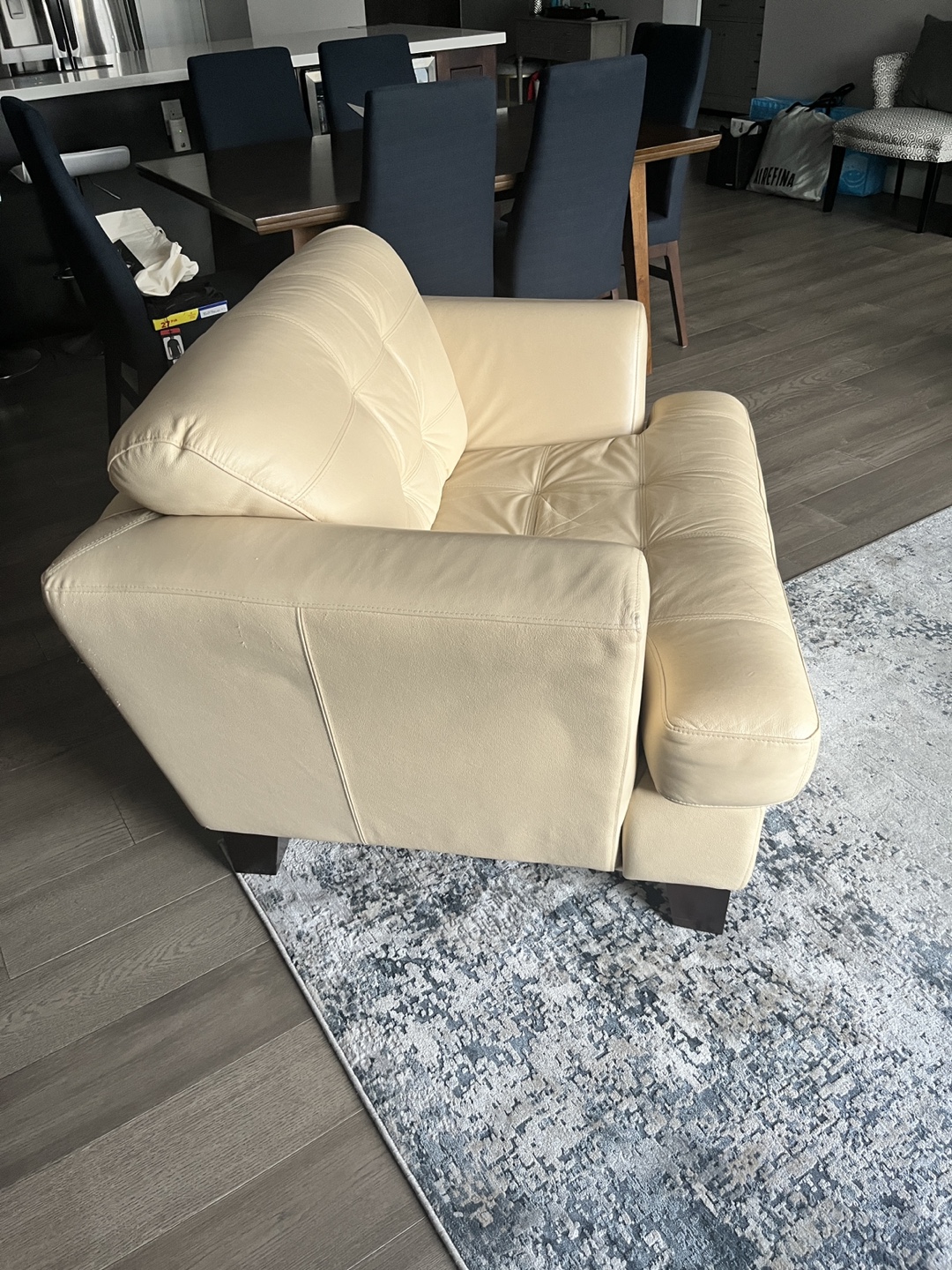 Cream Accent Chair - photo 5
