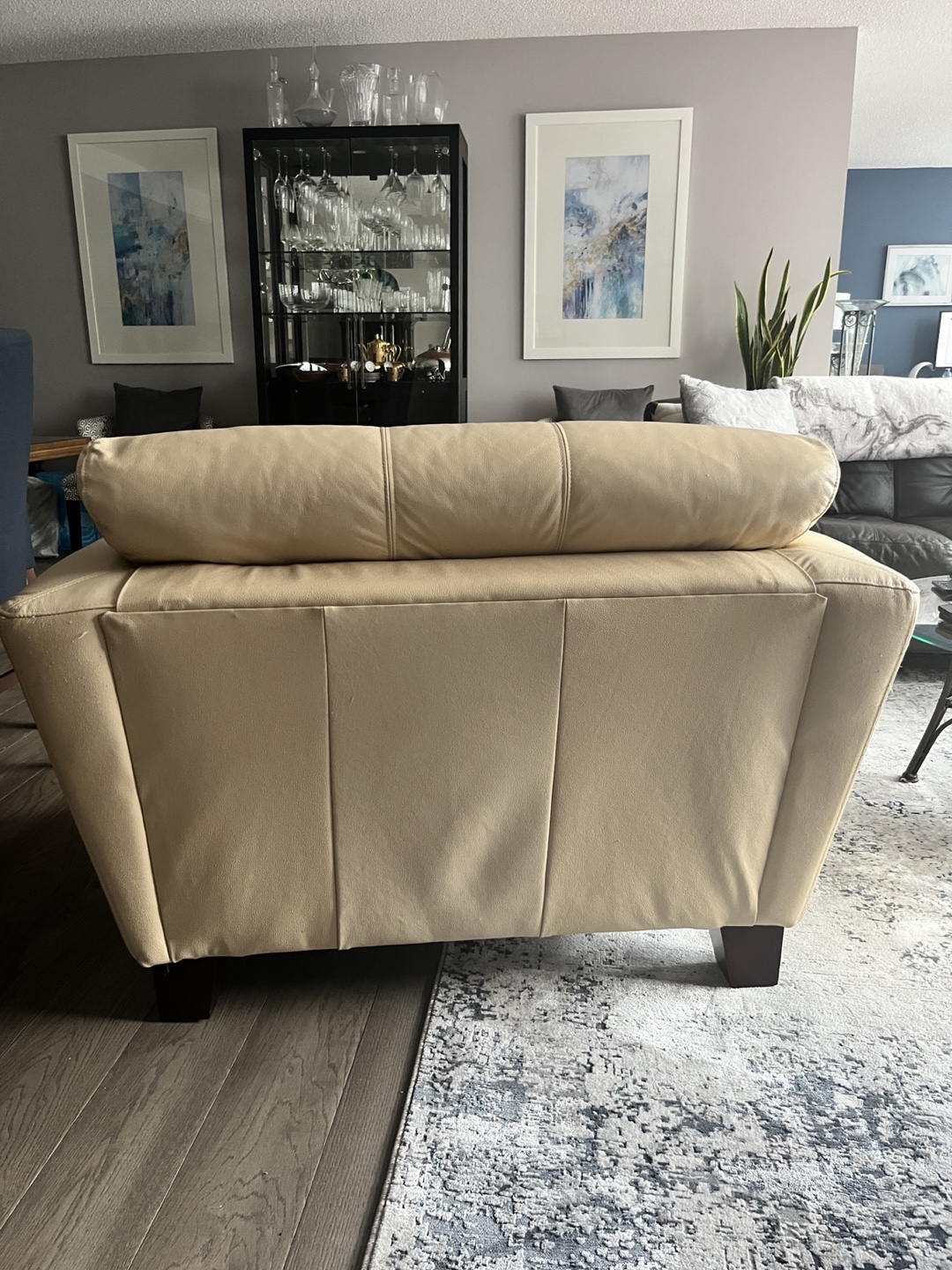 Cream Accent Chair - photo 4