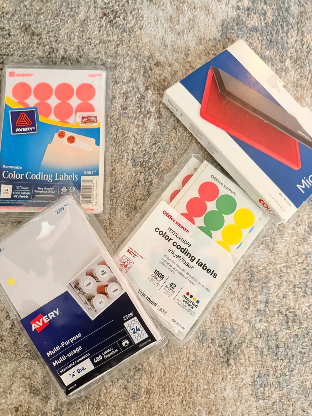 Stationary -Photo Print Sheets, Labels & Micro 3 Stamp thumbnail