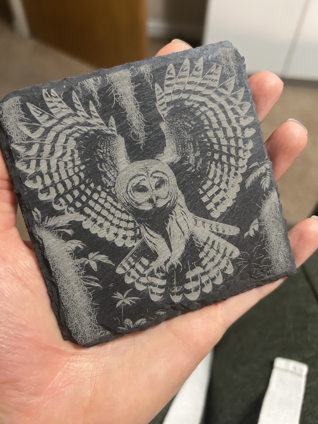 6 Wildlife Slate Coasters - photo 2