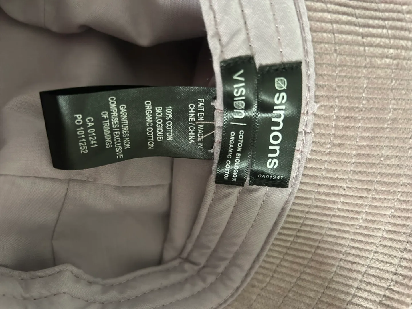 Simons Vision Corduroy Bucket Hat image indicator(2)