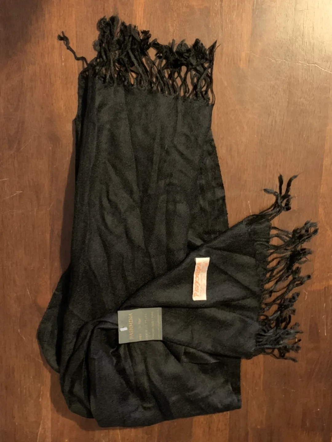 Pashmina Black Scarf 🇨🇦 image indicator(2)