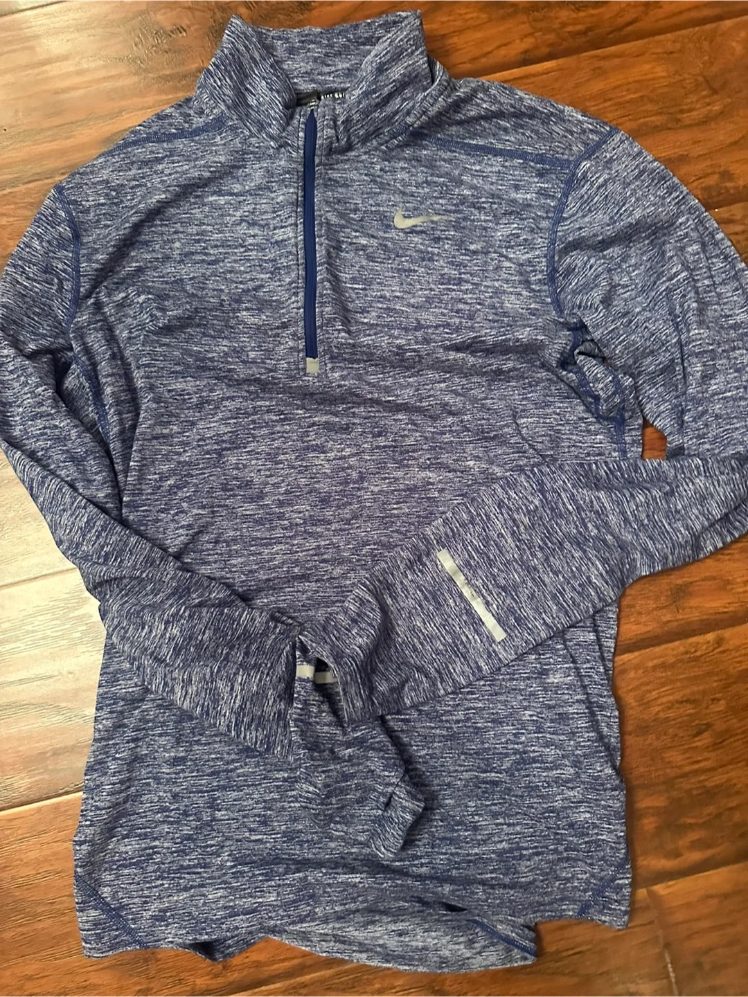 Nike Dri-FIT Half-Zip Pullover - Blue thumbnail