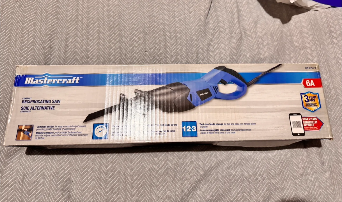 Mastercraft Compact Reciprocating Saw thumbnail