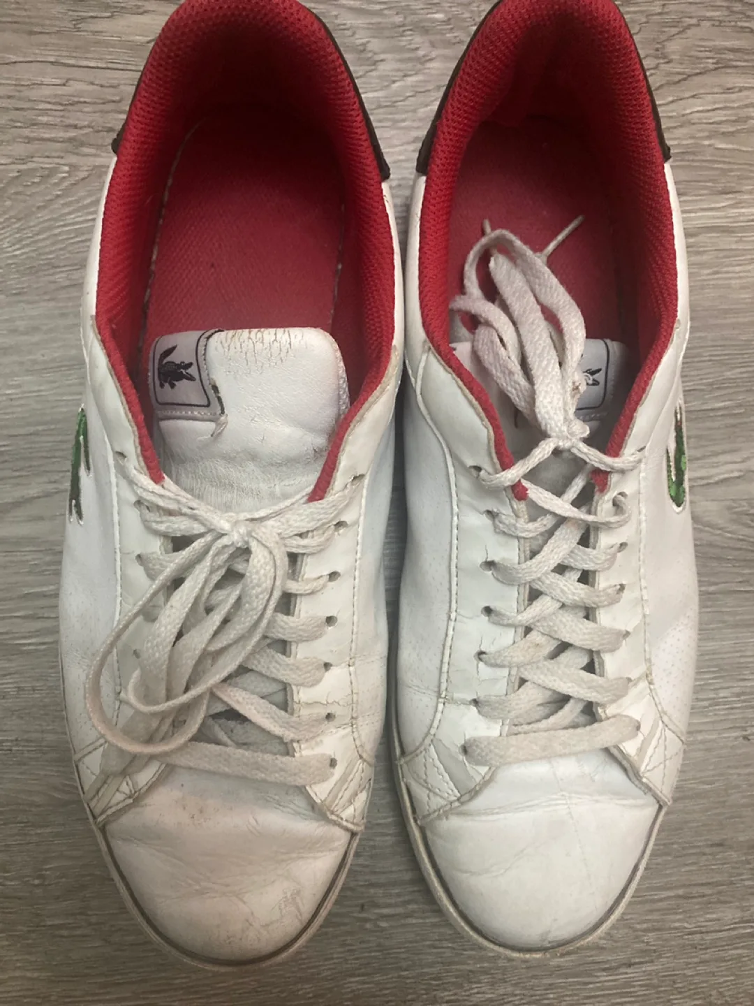 Lacoste White Leather Sneakers thumbnail