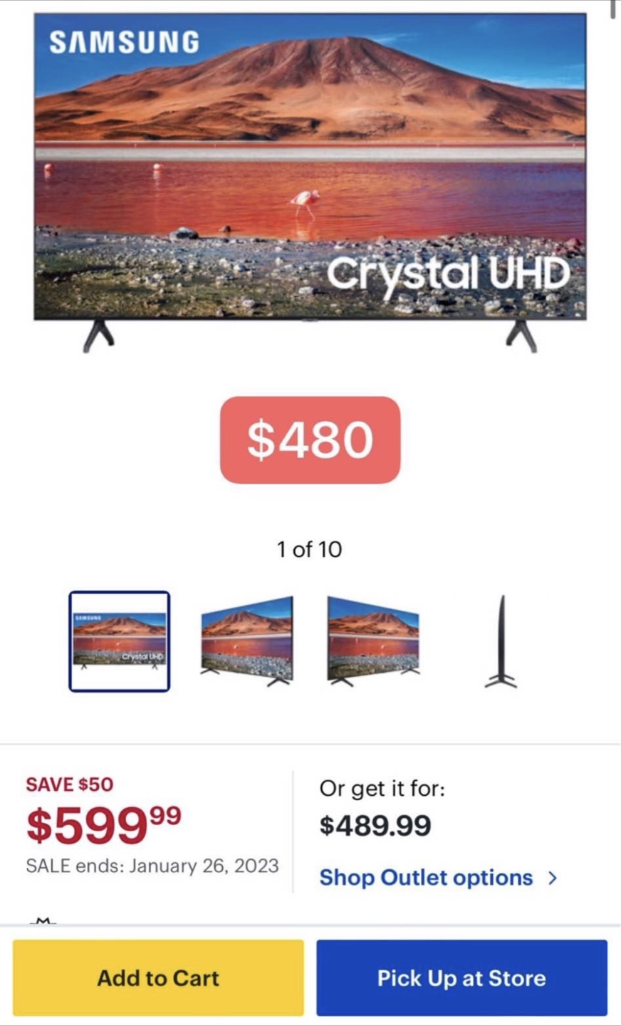 Samsung 55” smart TV n55mu6300f - photo 3