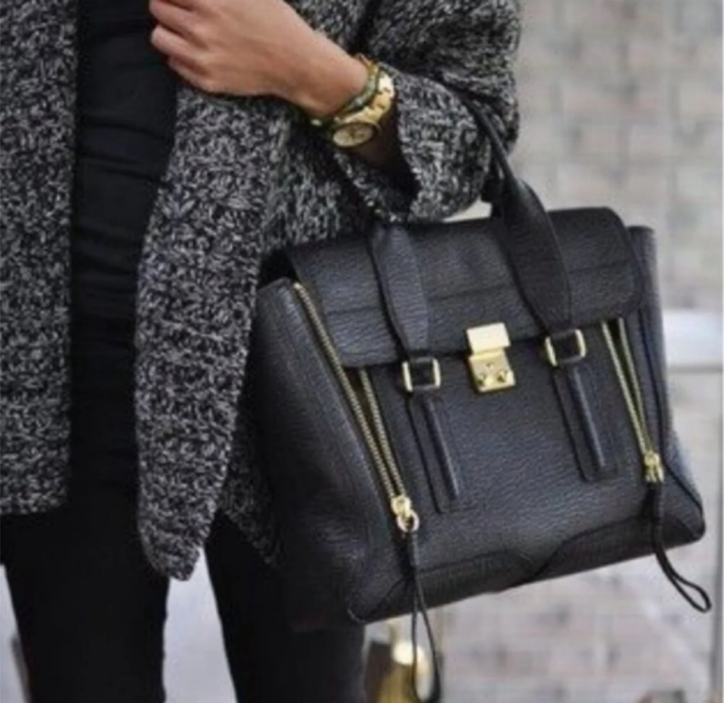 Phillip Lim black 3.1 pashli bag crossbody thumbnail