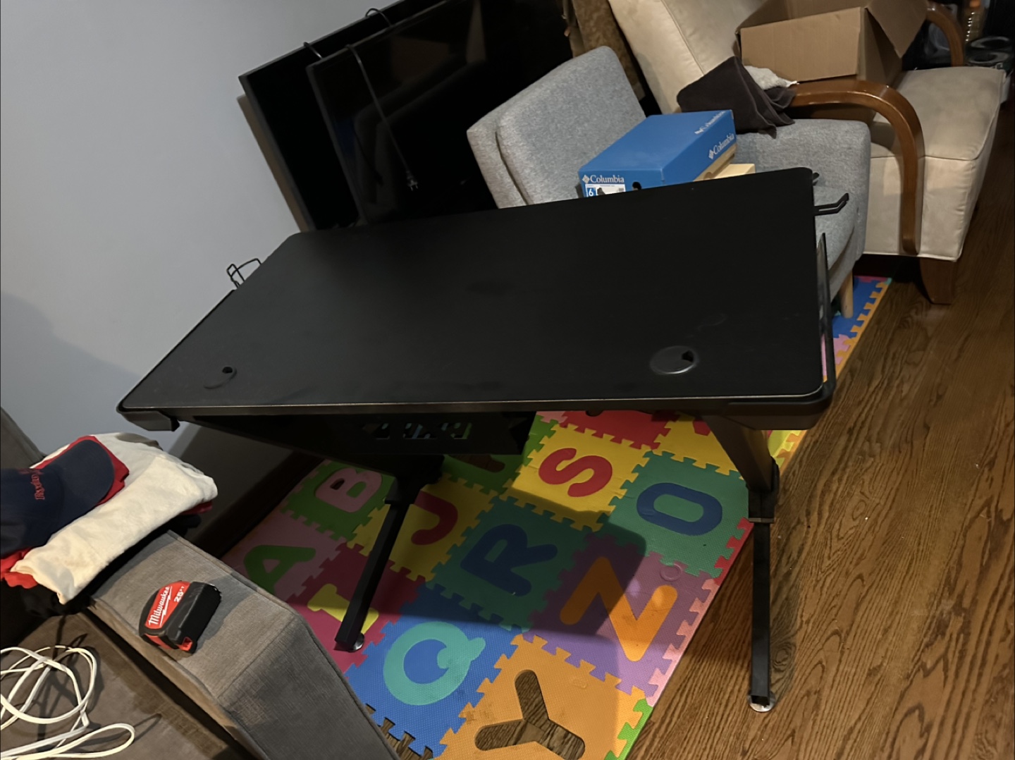 Black Gaming Desk - 47x23 inches - photo 3