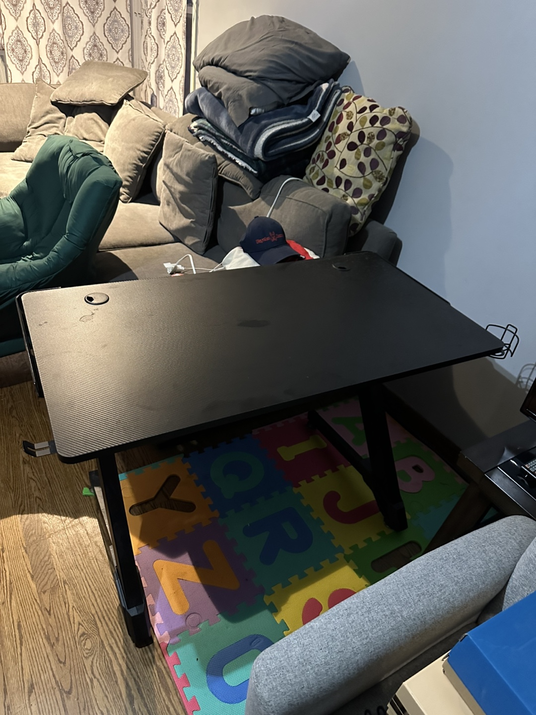 Black Gaming Desk - 47x23 inches