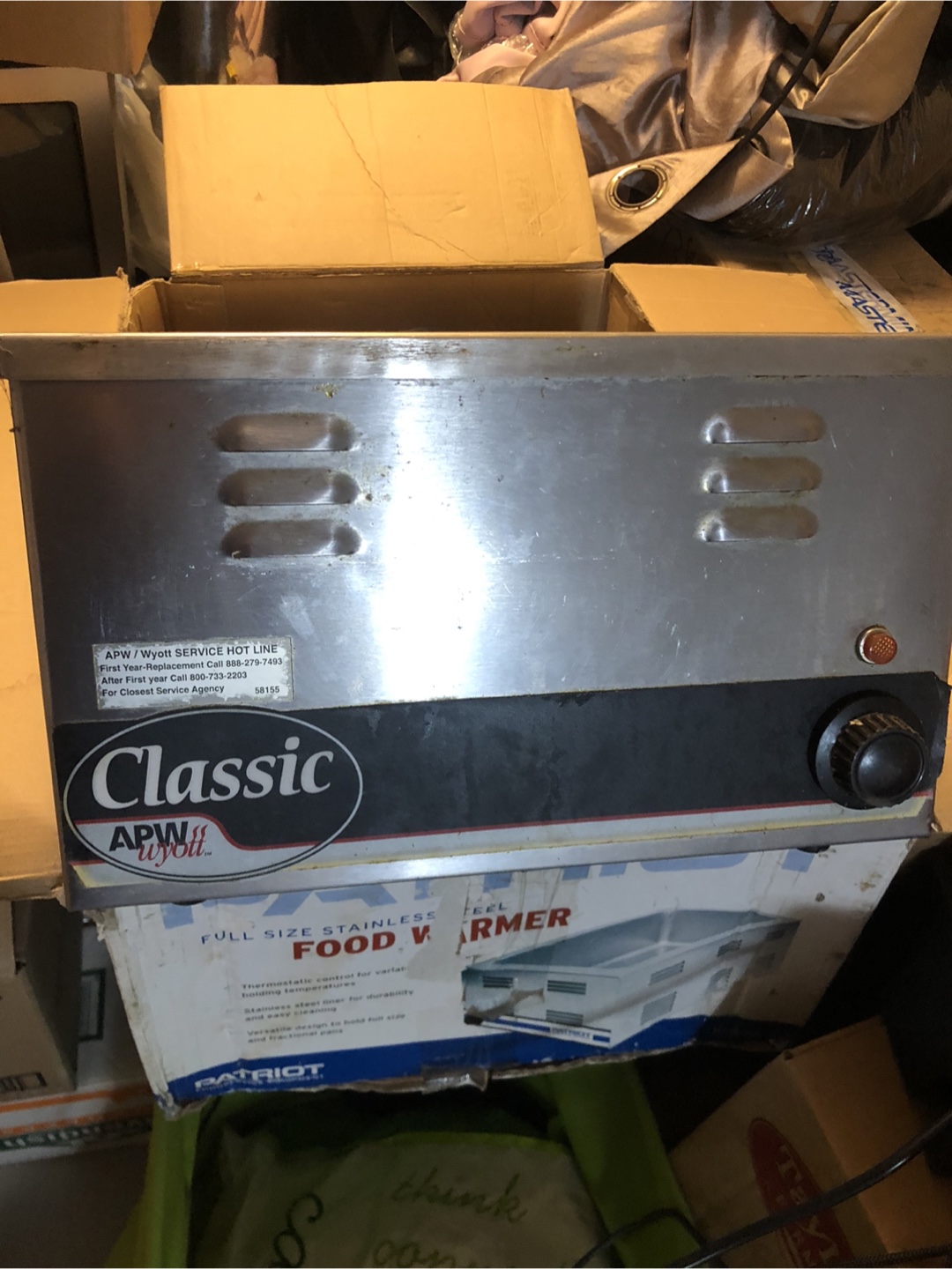 Full Size Stainless Steel Food Warmer