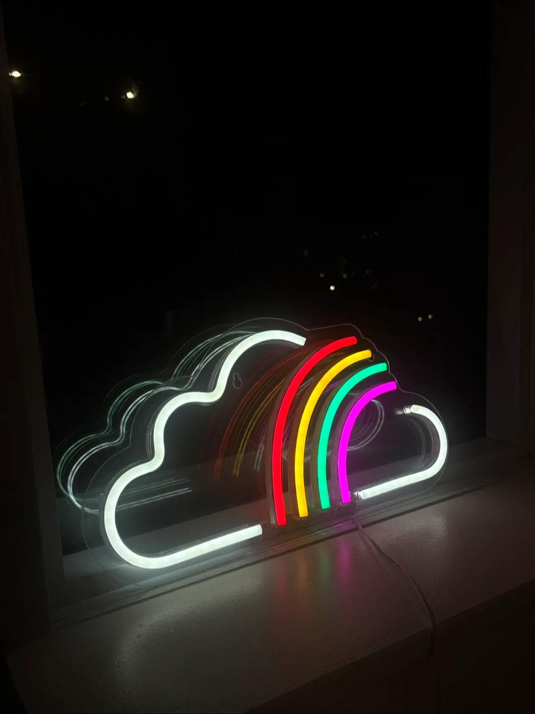 Cloud Rainbow Neon Sign thumbnail