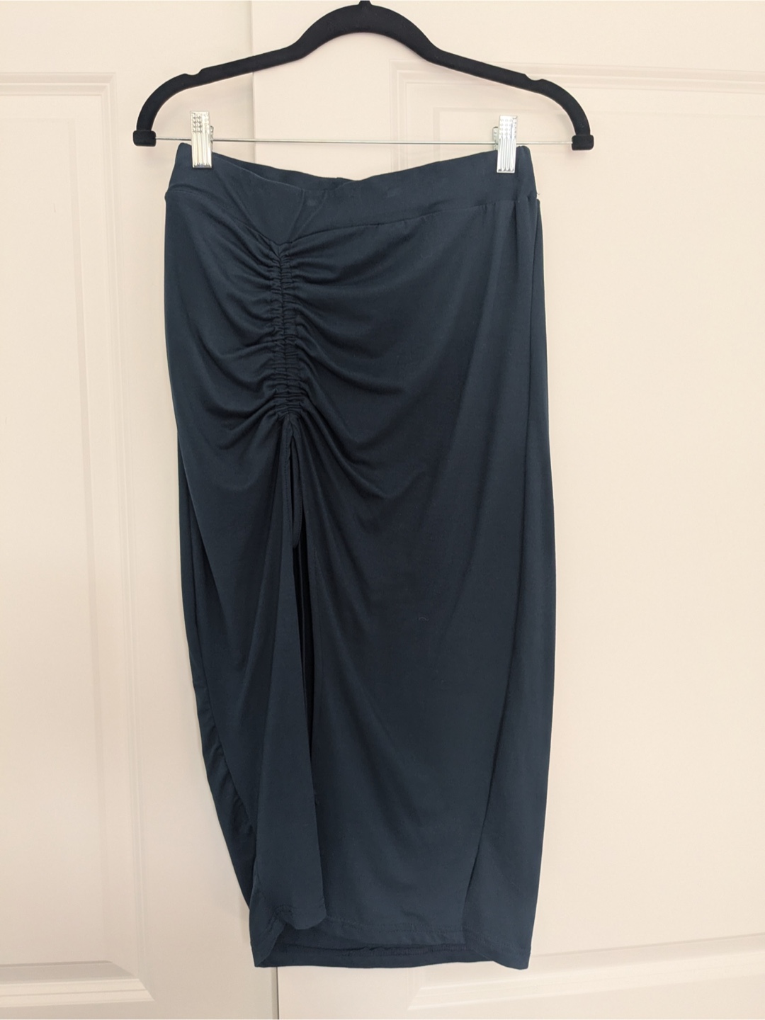 Ruched Skirt - Blue