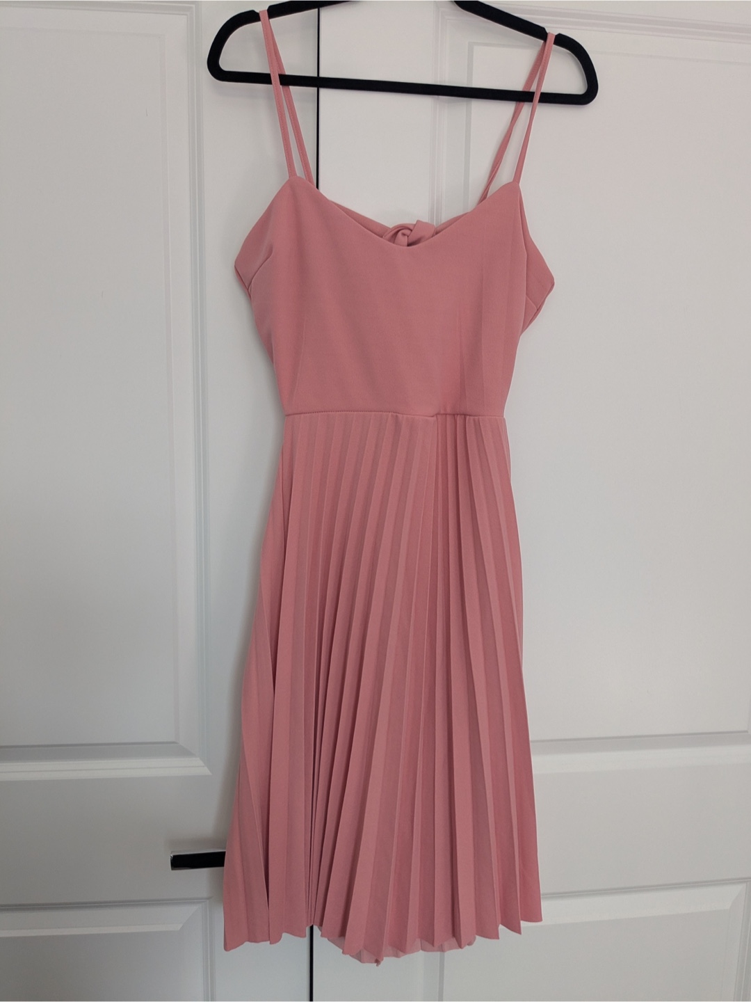 Pink Pleated Dress