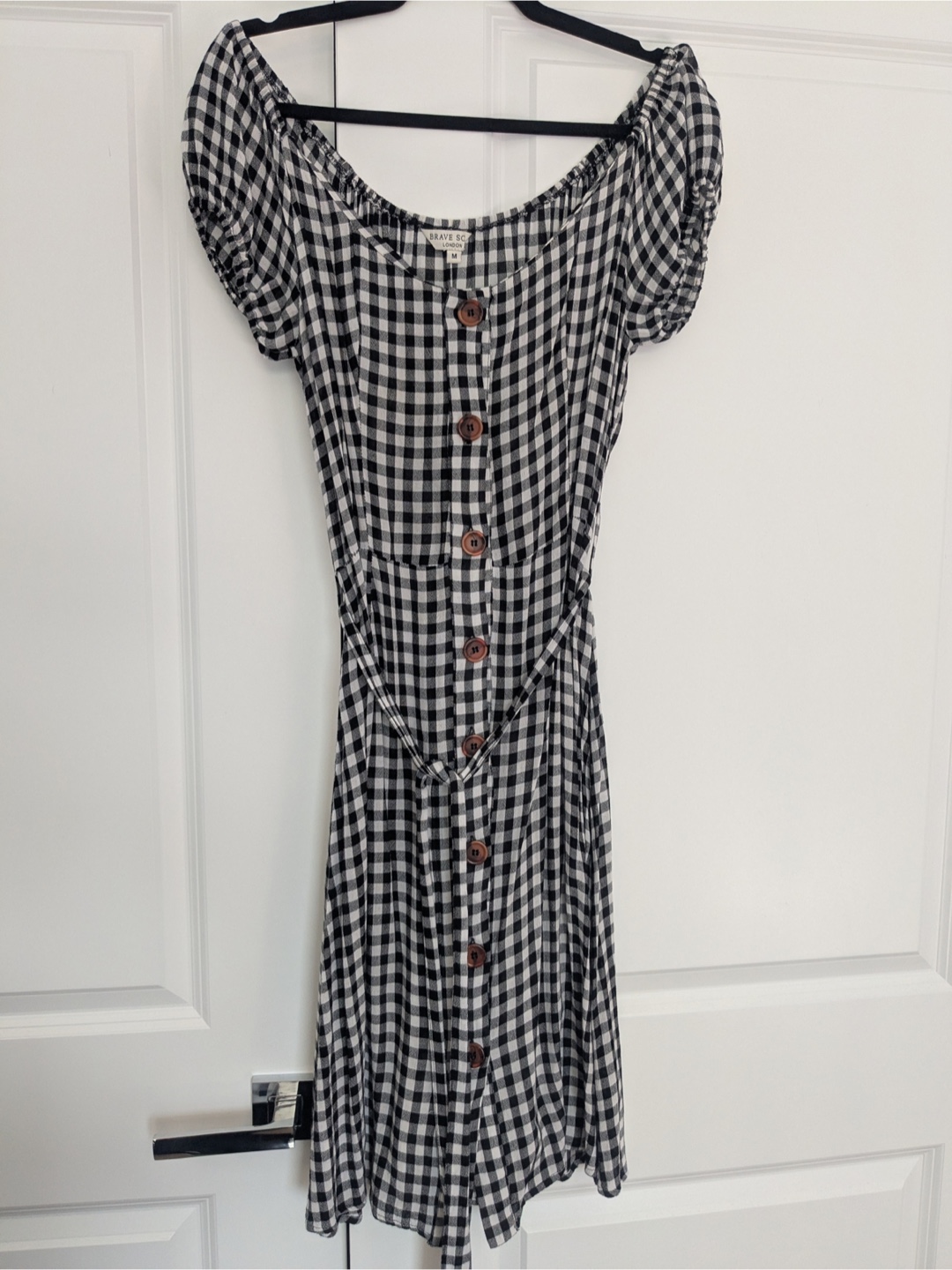Brave Soul London Gingham Dress - Size M
