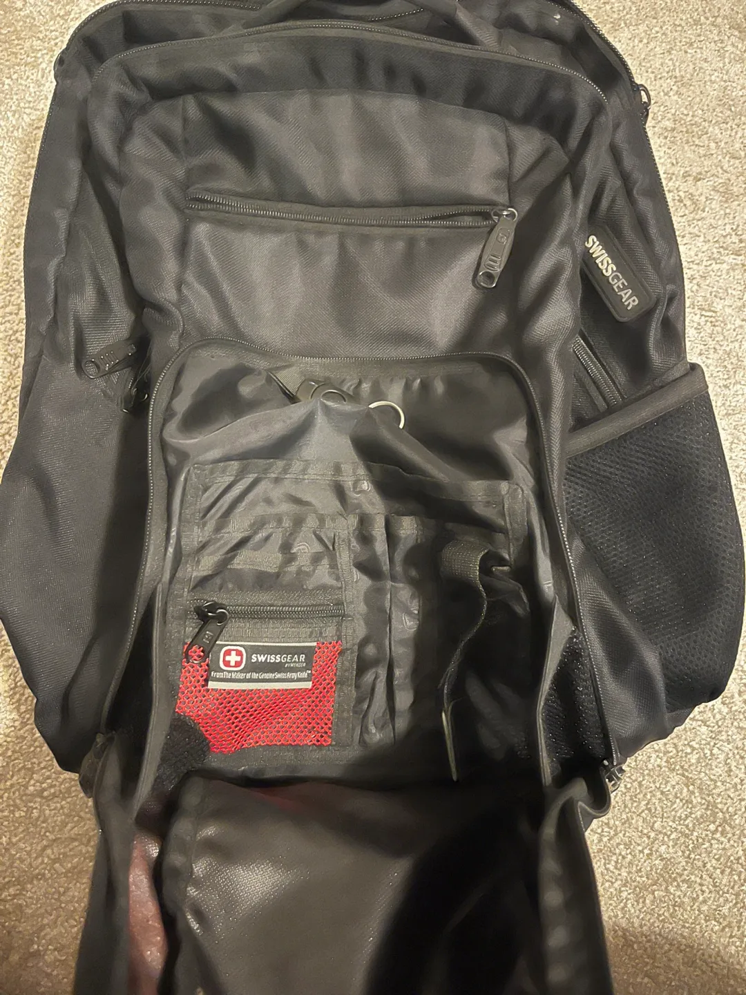SwissGear Black Backpack - $5 image indicator(2)
