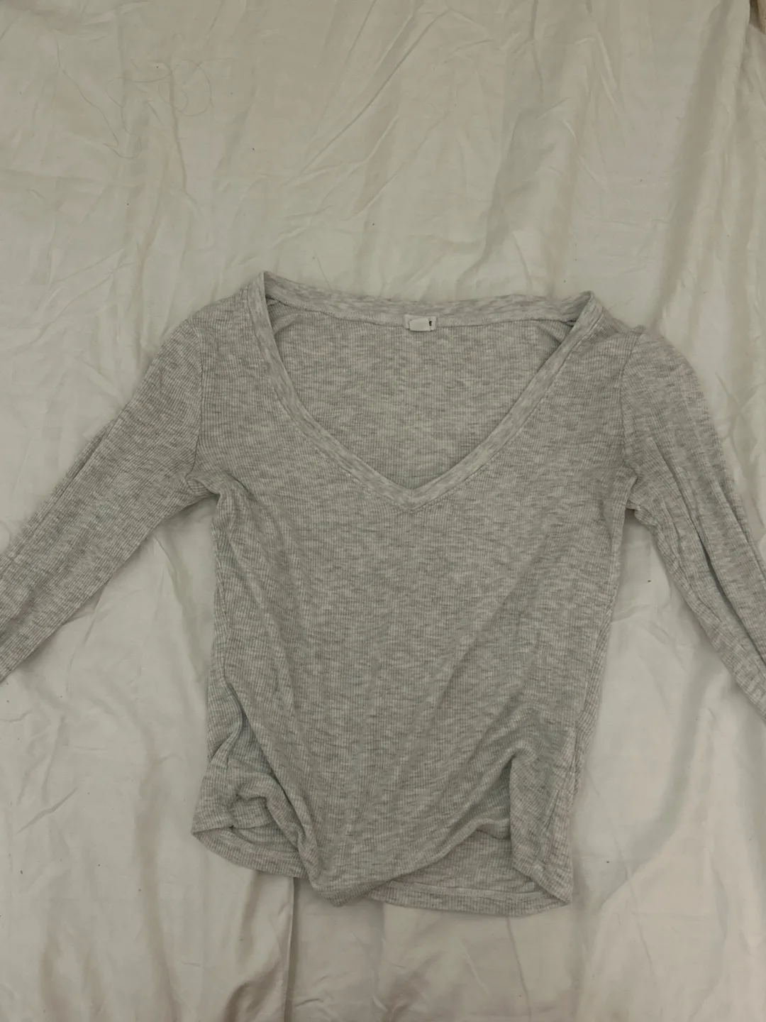 Garage Grey Long Sleeve Top - Size P/S thumbnail