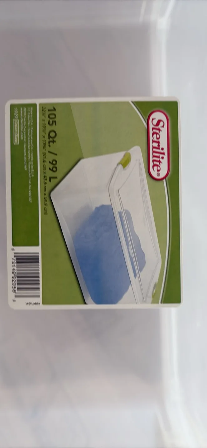 Sterilite Clear Container with Green Latch lid image indicator(5)