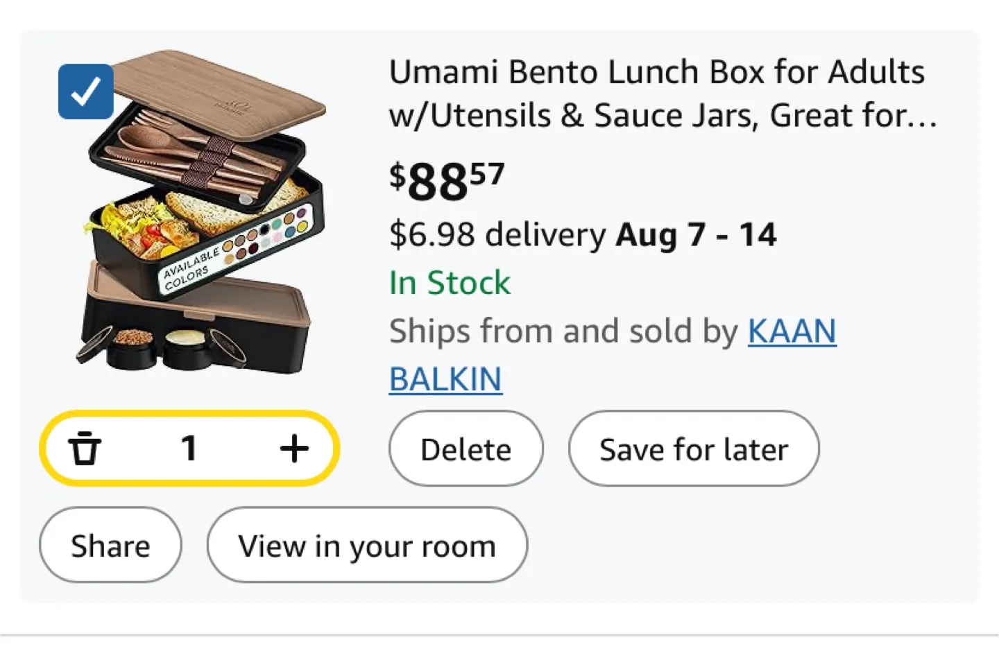 Bento Lunch Box w/ Utensils & Sauce Jars image indicator(2)
