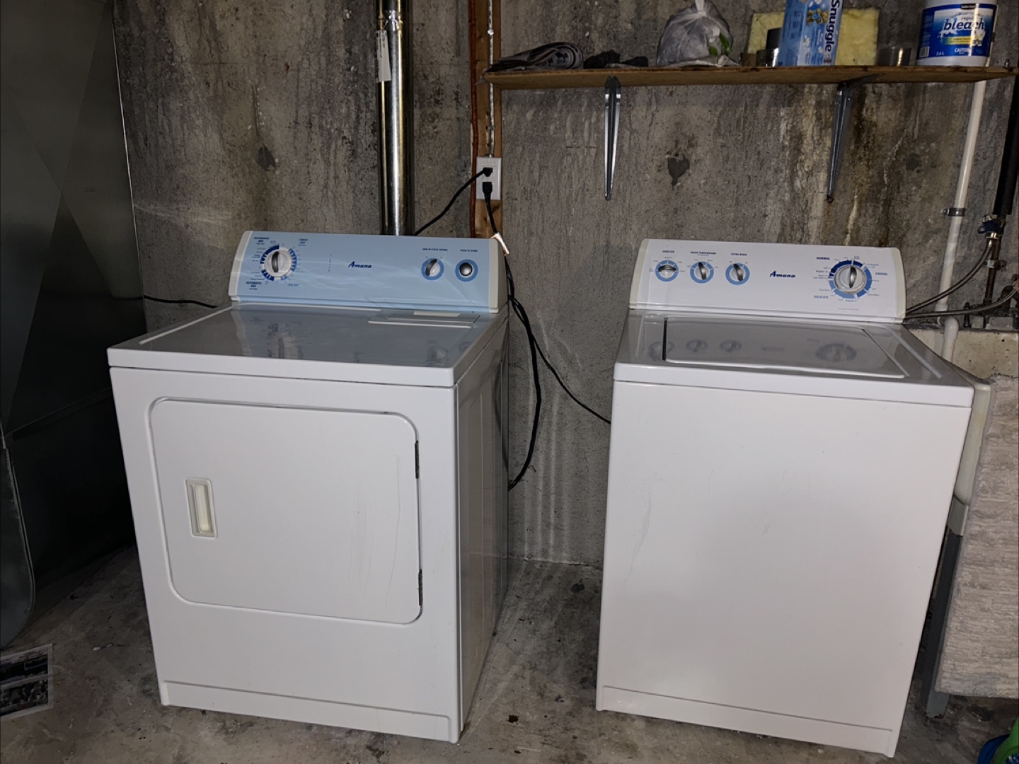 Washer & Dryer Set – Amana – Working Condition – Basement Pickup - photo 5