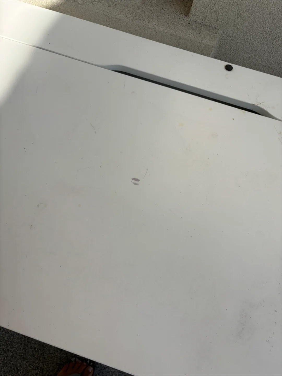 White Desk with Drawer thumbnail