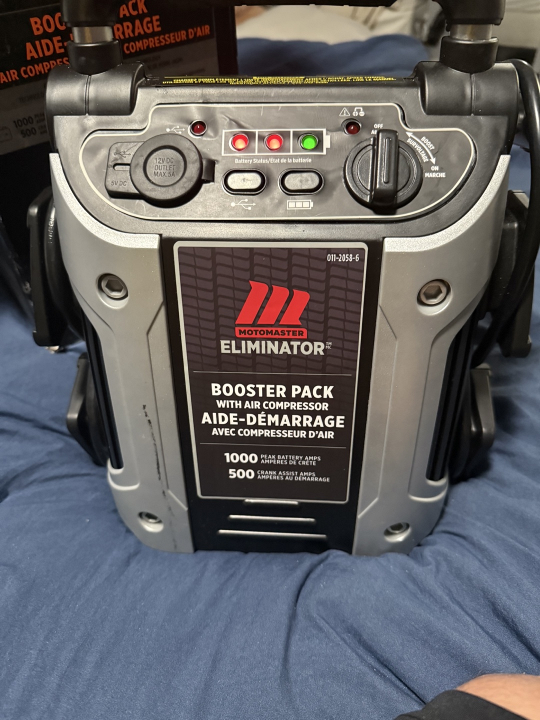 Motomaster Eliminator Booster Pack with Air Compressor - photo 4