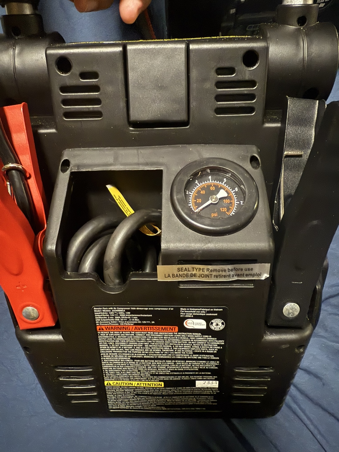 Motomaster Eliminator Booster Pack with Air Compressor - photo 3