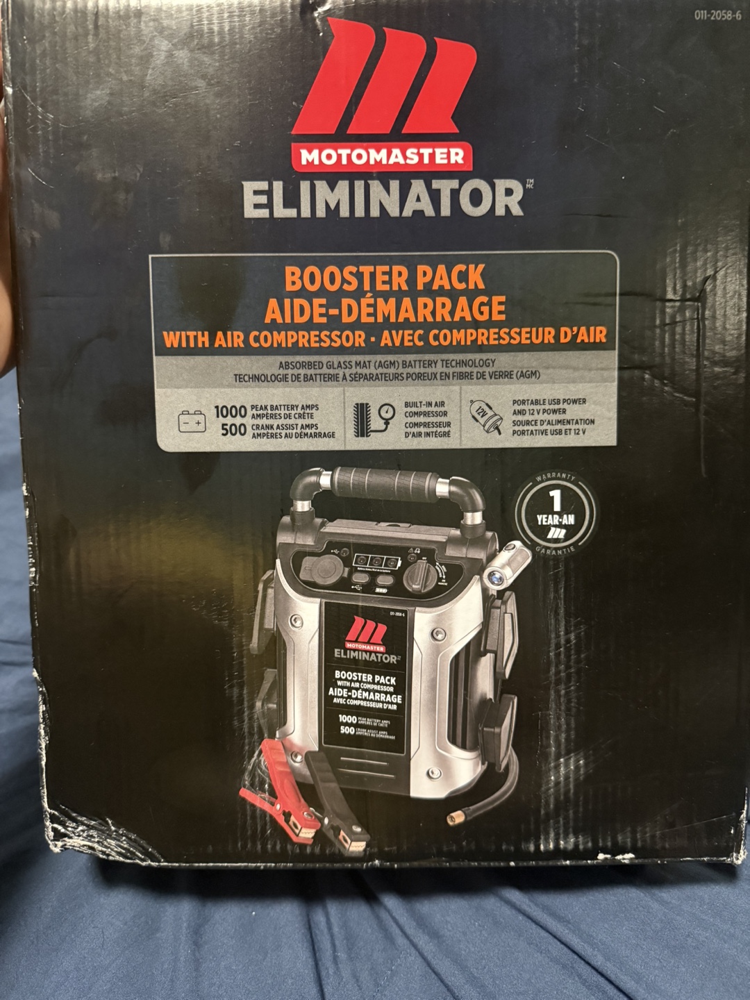 Motomaster Eliminator Booster Pack with Air Compressor - photo 5