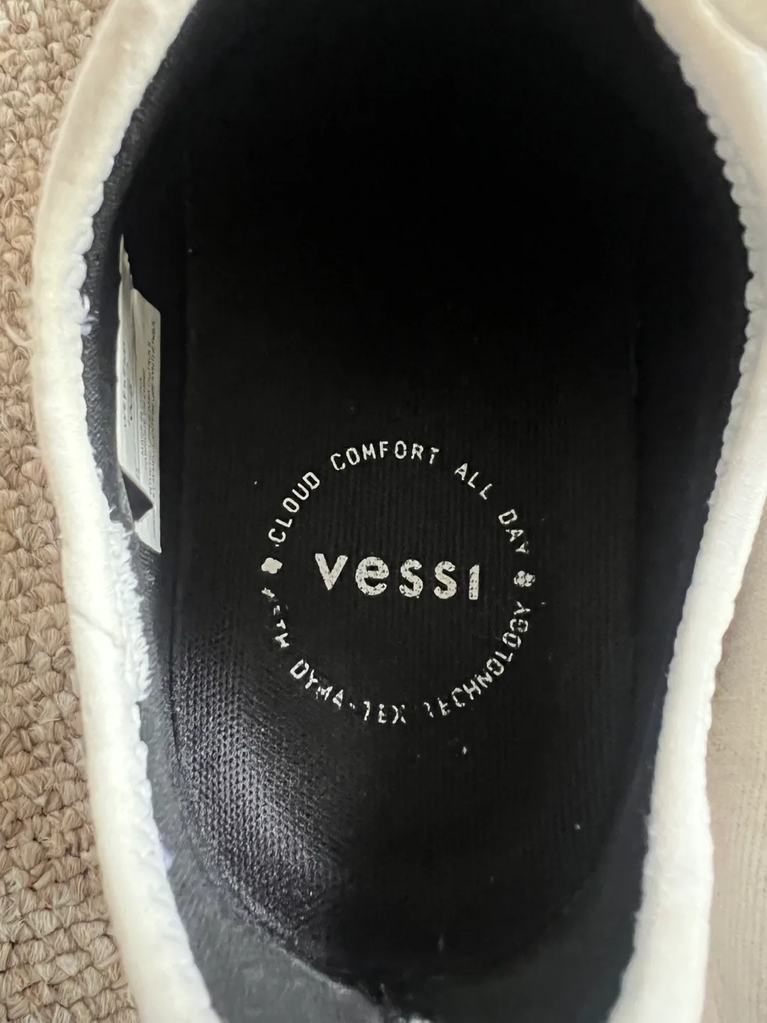 Vessi Weekend White Sneakers - Women's Size 8Wide image indicator(2)