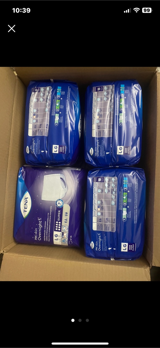 TENA ProSkin Overnight Underwear - Large - photo 2