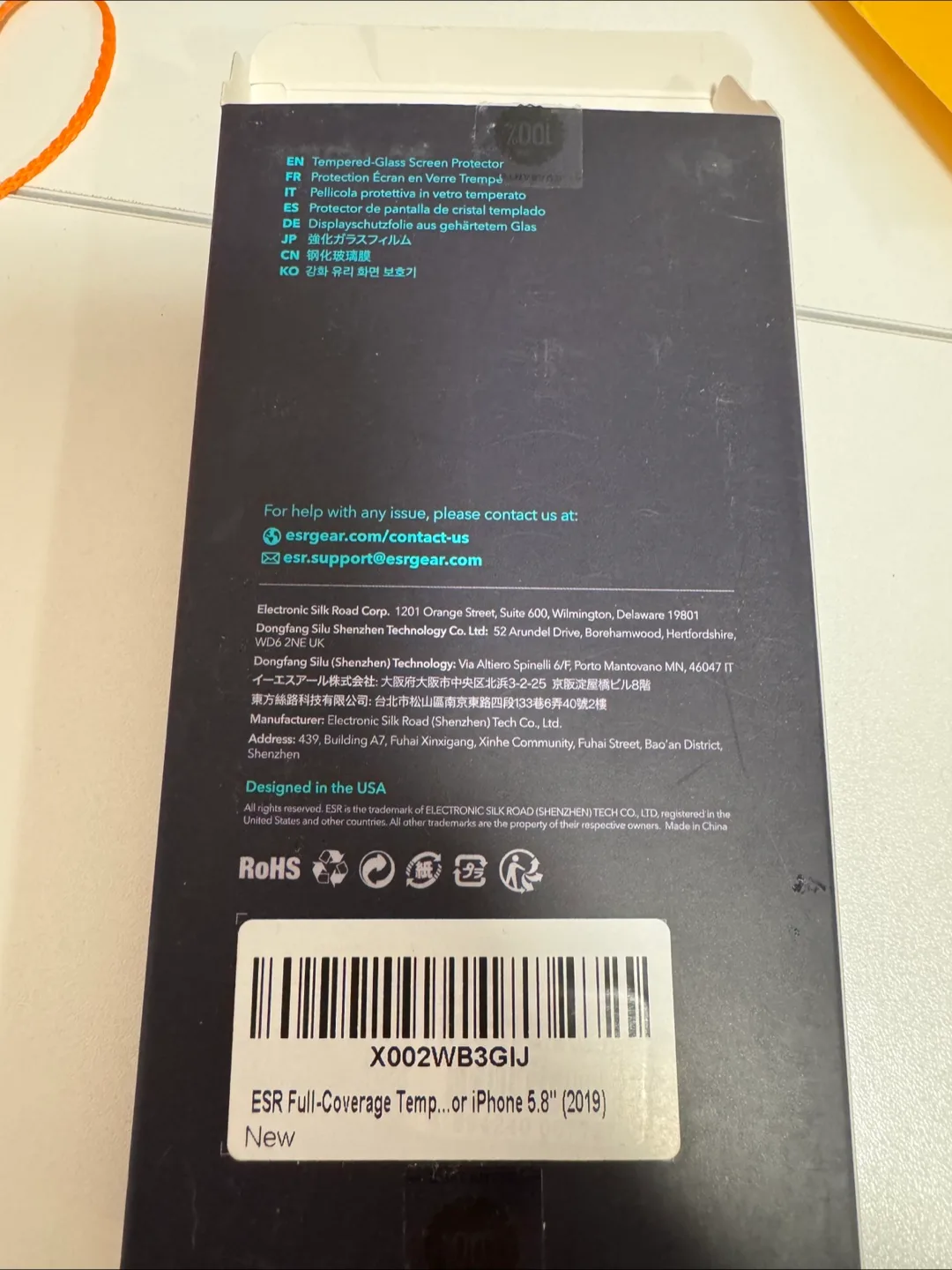 New ESR Tempered-Glass Screen Protector for iPhone 15 Pro🇨🇦 image indicator(3)