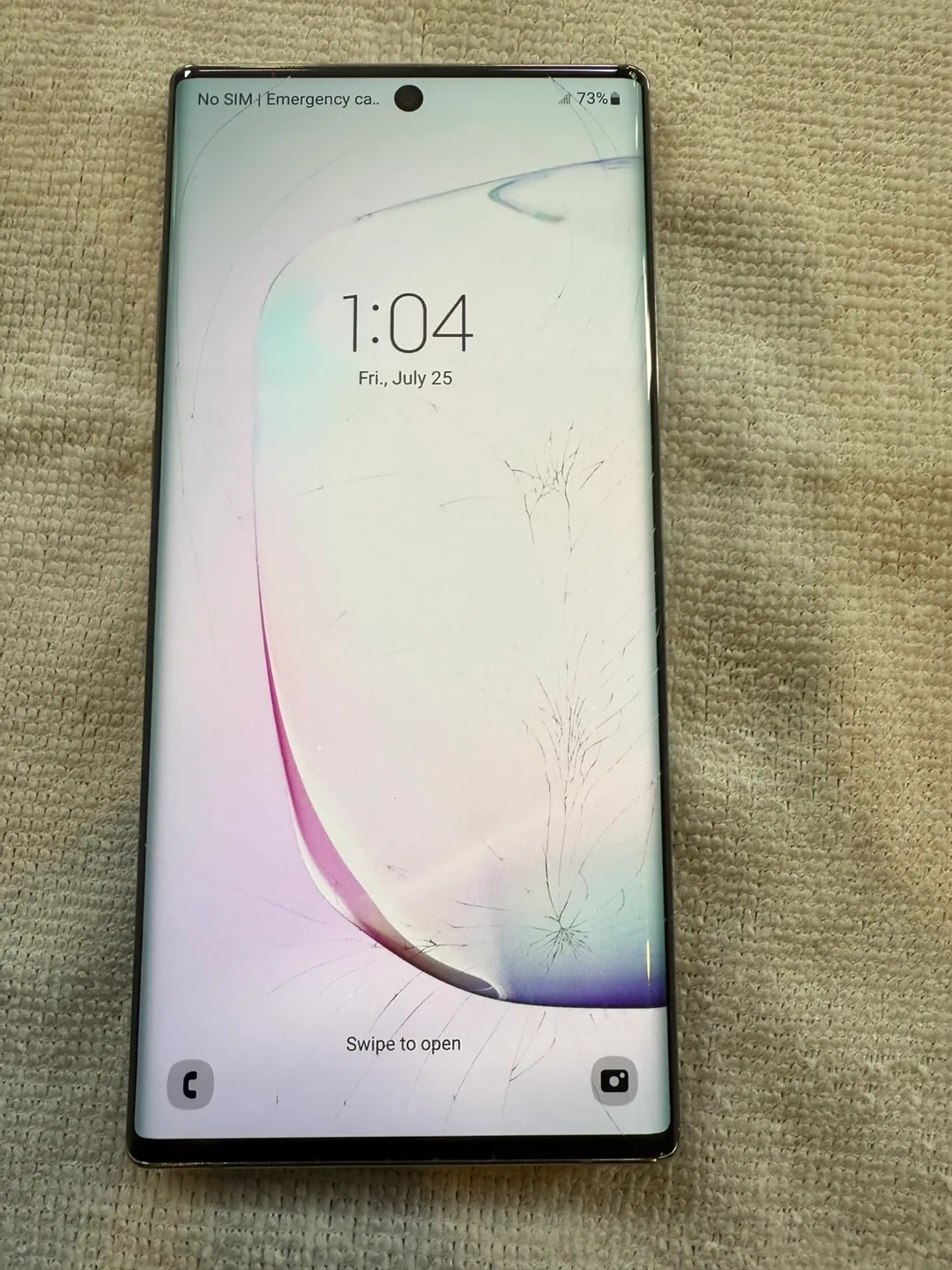 Samsung Galaxy Note10+ (Cracked Screen) thumbnail