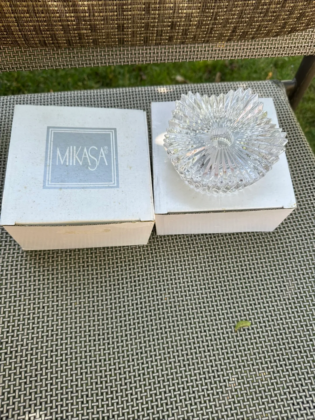 Mikasa Crystal candle holder thumbnail