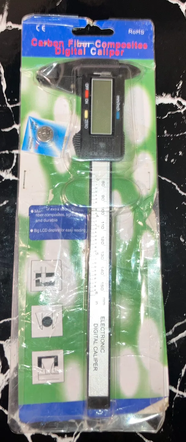 New Carbon Fiber Composites Digital Caliper thumbnail