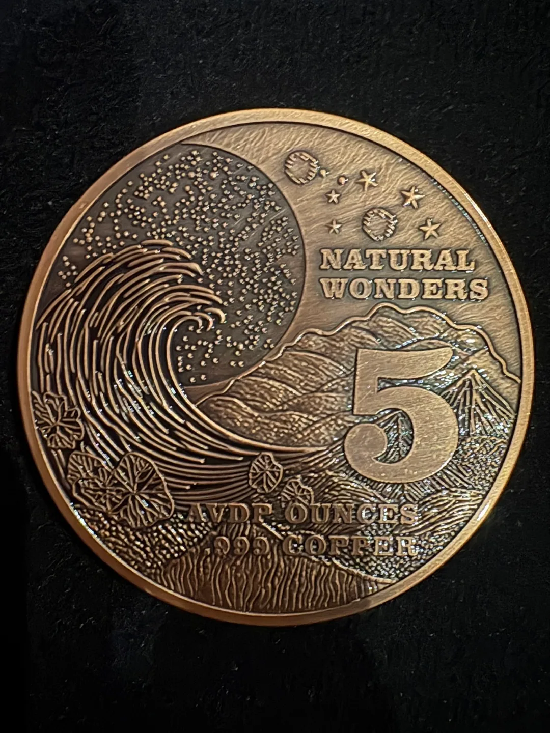 Natural Wonders Niagara Falls 5 oz Copper Round thumbnail