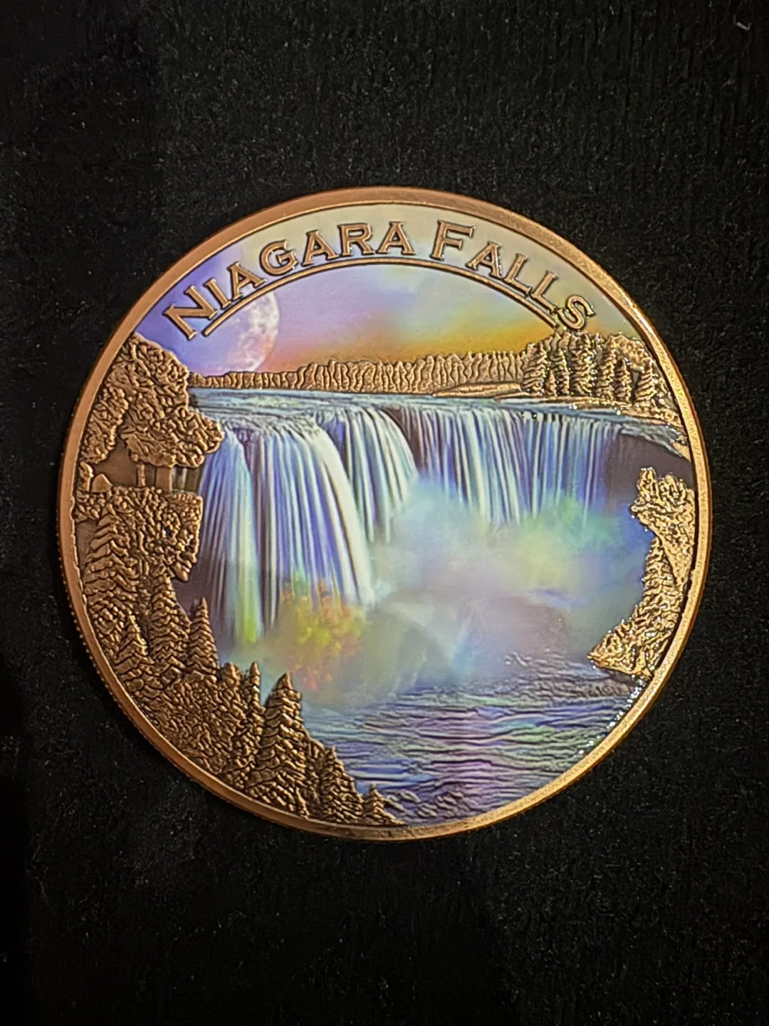 Natural Wonders Niagara Falls 5 oz Copper Round image indicator(2)