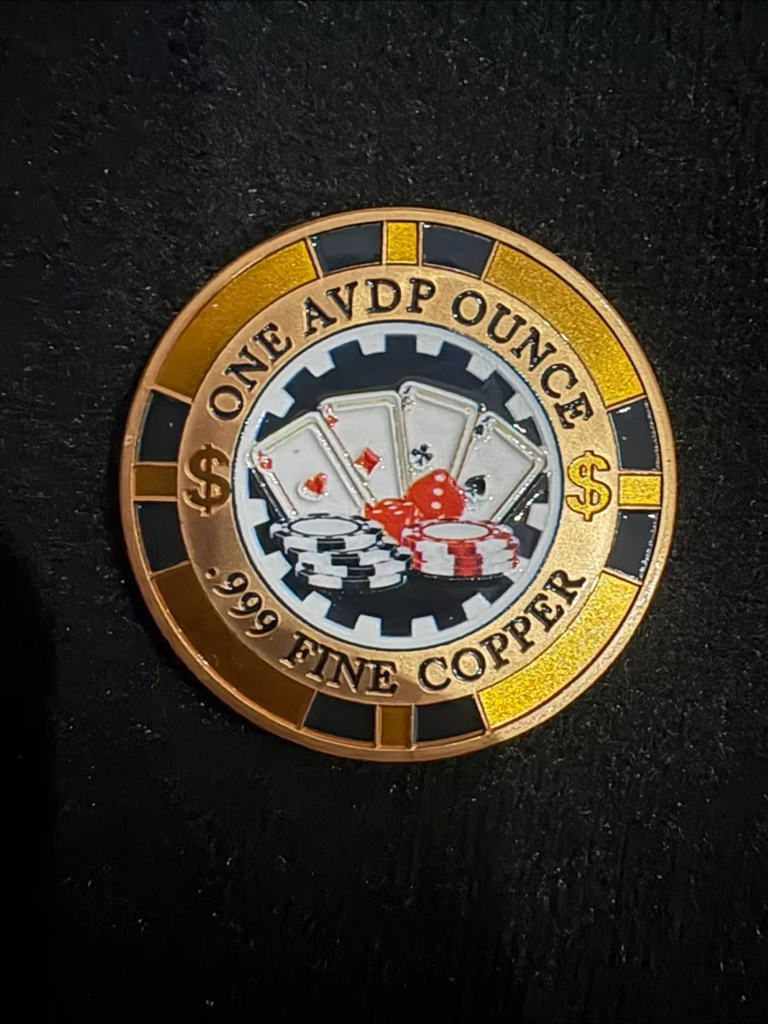 Las Vegas 'Welcome' Poker Chip thumbnail