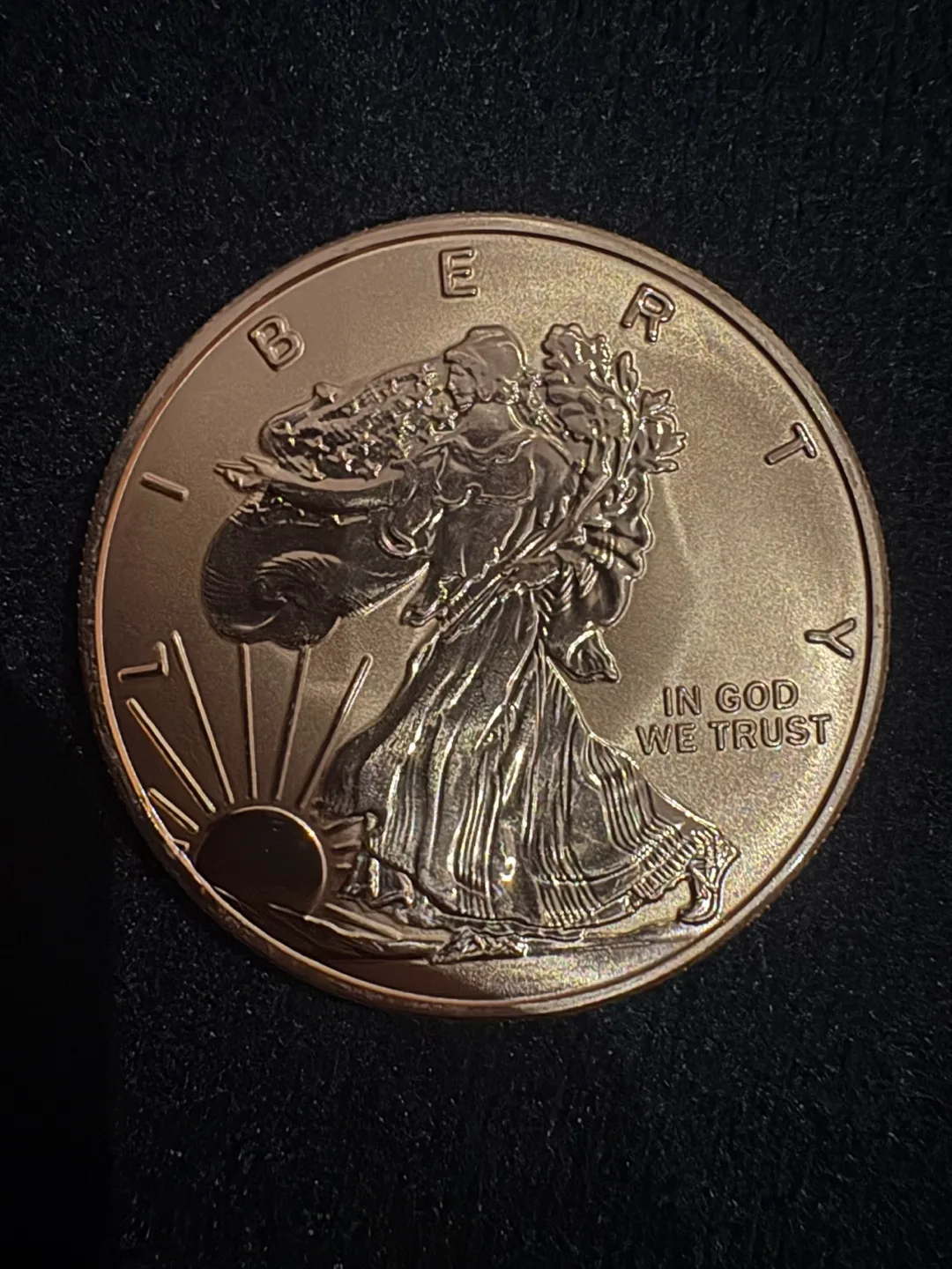 Copper American Eagle Round - 1 oz thumbnail