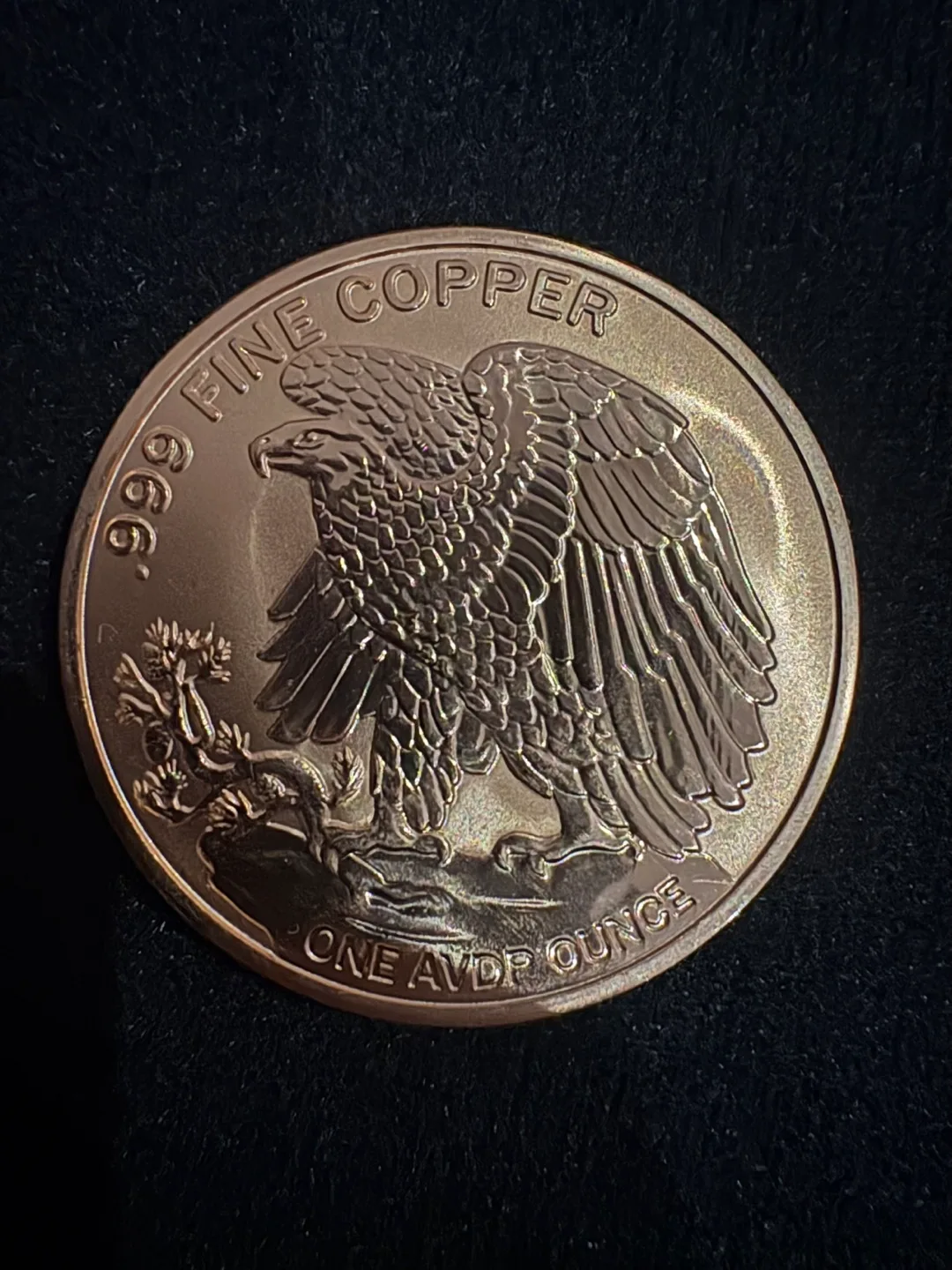Copper American Eagle Round - 1 oz image indicator(2)