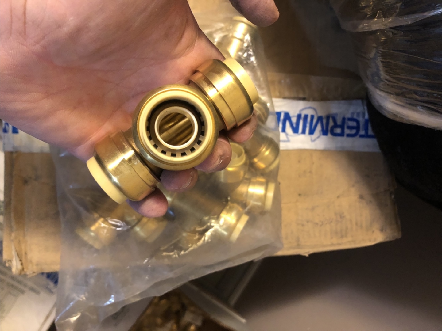 Cello Products 3/4" Push Fit Tee - photo 2