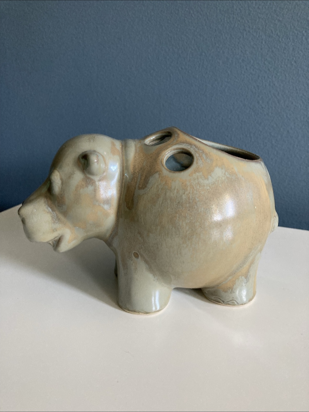 Hippopotamus Toothbrush Holder CERAMIC