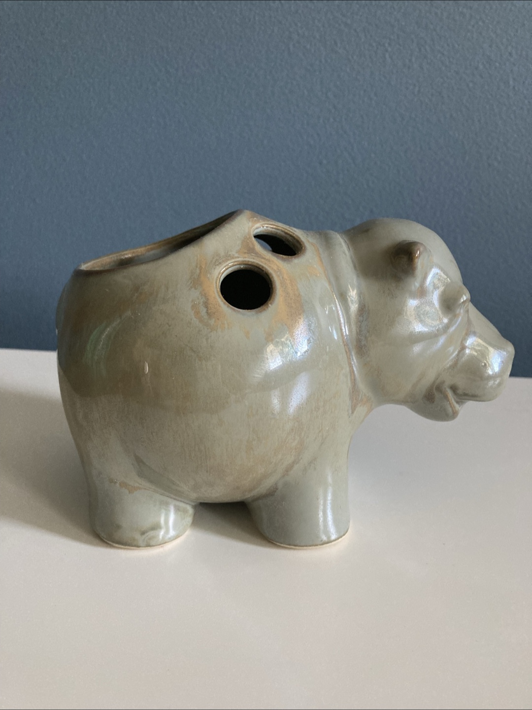 Hippopotamus Toothbrush Holder CERAMIC - photo 5