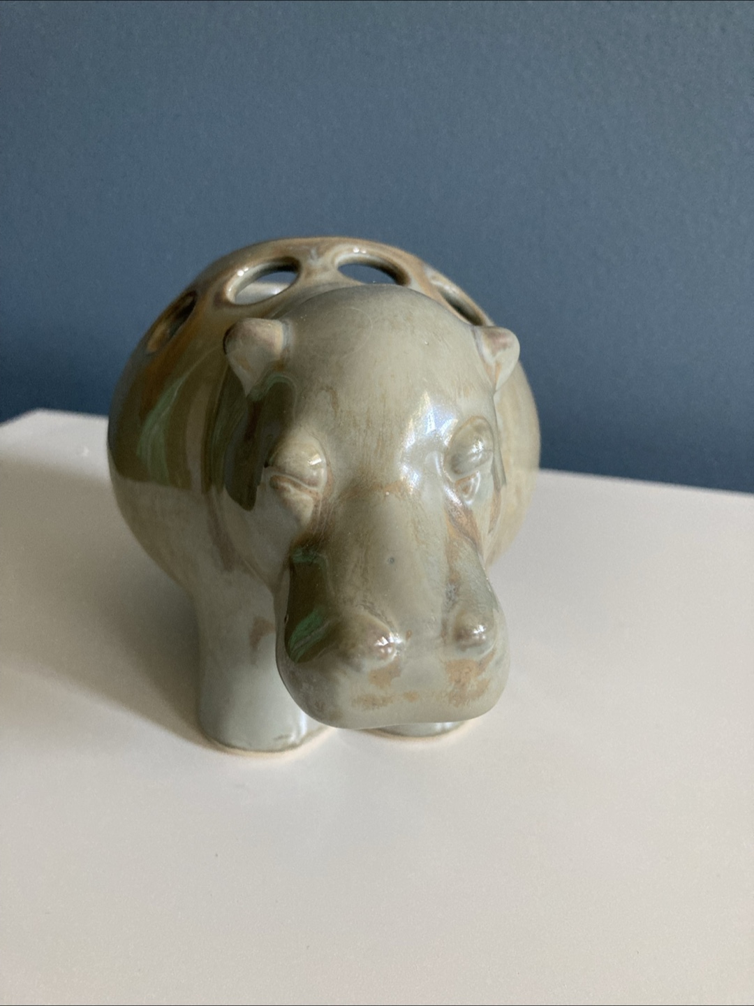 Hippopotamus Toothbrush Holder CERAMIC - photo 4