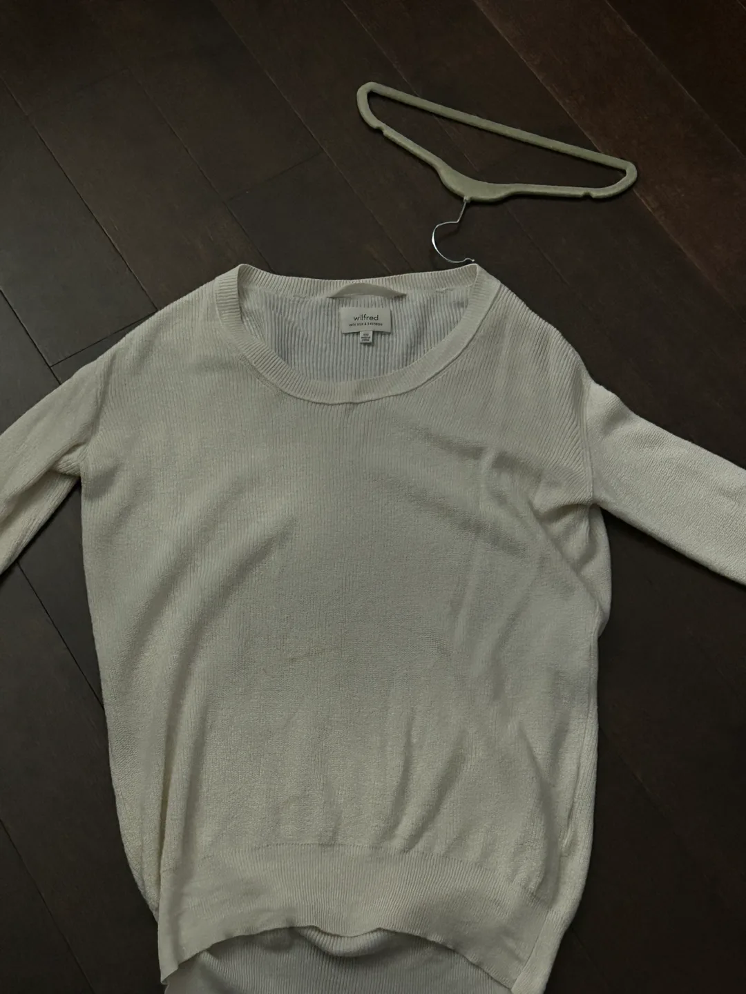 Wilfred Aritzia Silk & Cashmere Sweater XXS image indicator(2)