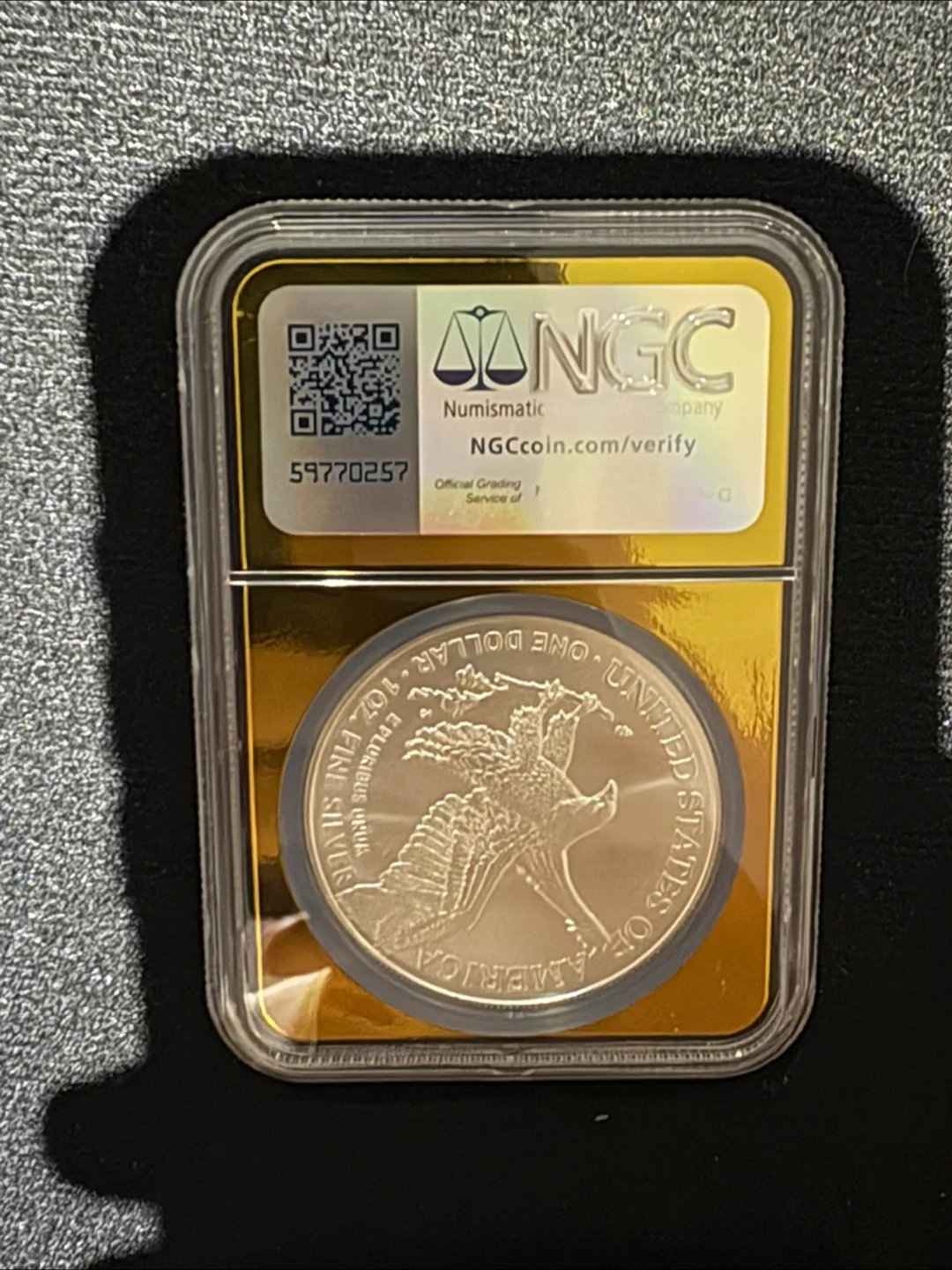 2025 Eagle S$1 Early Releases MS 70 Coin image indicator(2)