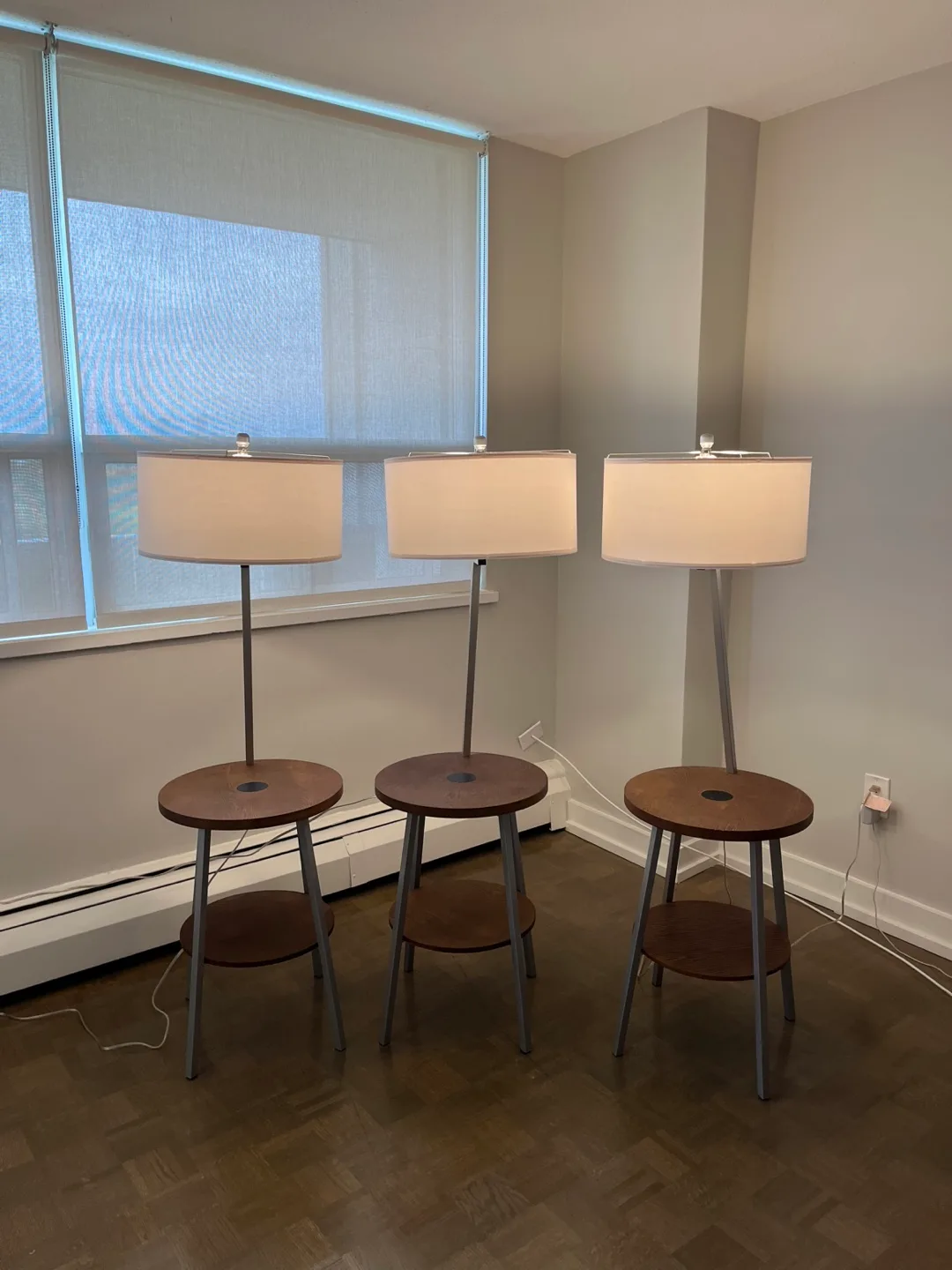 Floor Lamp with Side Table thumbnail